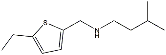 [(5-ethylthiophen-2-yl)methyl](3-methylbutyl)amine Struktur