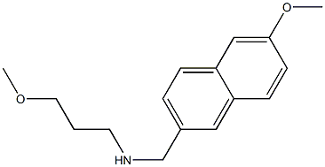 [(6-methoxynaphthalen-2-yl)methyl](3-methoxypropyl)amine Struktur