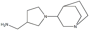 [1-(1-azabicyclo[2.2.2]oct-3-yl)pyrrolidin-3-yl]methylamine Struktur