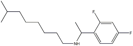 [1-(2,4-difluorophenyl)ethyl](7-methyloctyl)amine Struktur