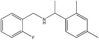 [1-(2,4-dimethylphenyl)ethyl][(2-fluorophenyl)methyl]amine Struktur