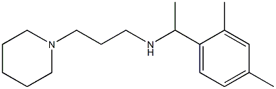 [1-(2,4-dimethylphenyl)ethyl][3-(piperidin-1-yl)propyl]amine Struktur