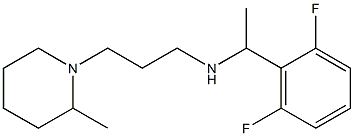 [1-(2,6-difluorophenyl)ethyl][3-(2-methylpiperidin-1-yl)propyl]amine Struktur