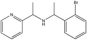 [1-(2-bromophenyl)ethyl][1-(pyridin-2-yl)ethyl]amine Struktur