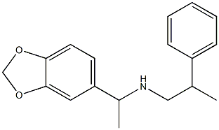 [1-(2H-1,3-benzodioxol-5-yl)ethyl](2-phenylpropyl)amine Struktur