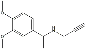 [1-(3,4-dimethoxyphenyl)ethyl](prop-2-yn-1-yl)amine Struktur