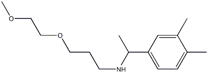 [1-(3,4-dimethylphenyl)ethyl][3-(2-methoxyethoxy)propyl]amine Struktur