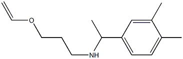 [1-(3,4-dimethylphenyl)ethyl][3-(ethenyloxy)propyl]amine Struktur