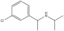 [1-(3-chlorophenyl)ethyl](propan-2-yl)amine Struktur