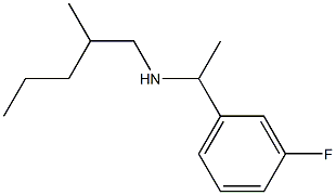 [1-(3-fluorophenyl)ethyl](2-methylpentyl)amine Struktur