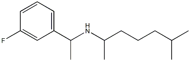 [1-(3-fluorophenyl)ethyl](6-methylheptan-2-yl)amine Struktur