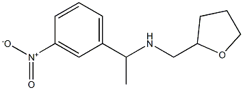 [1-(3-nitrophenyl)ethyl](oxolan-2-ylmethyl)amine Struktur