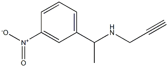 [1-(3-nitrophenyl)ethyl](prop-2-yn-1-yl)amine Struktur