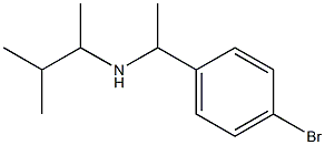 [1-(4-bromophenyl)ethyl](3-methylbutan-2-yl)amine Struktur