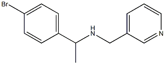 [1-(4-bromophenyl)ethyl](pyridin-3-ylmethyl)amine Struktur