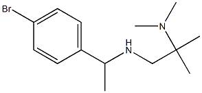 [1-(4-bromophenyl)ethyl][2-(dimethylamino)-2-methylpropyl]amine Struktur