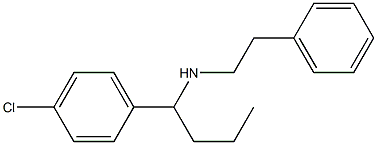 [1-(4-chlorophenyl)butyl](2-phenylethyl)amine Struktur