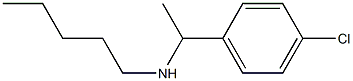 [1-(4-chlorophenyl)ethyl](pentyl)amine Struktur