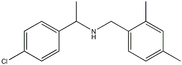 [1-(4-chlorophenyl)ethyl][(2,4-dimethylphenyl)methyl]amine Struktur