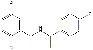 [1-(4-chlorophenyl)ethyl][1-(2,5-dichlorophenyl)ethyl]amine Struktur