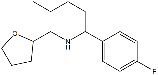 [1-(4-fluorophenyl)pentyl](oxolan-2-ylmethyl)amine Struktur