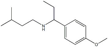 [1-(4-methoxyphenyl)propyl](3-methylbutyl)amine Struktur