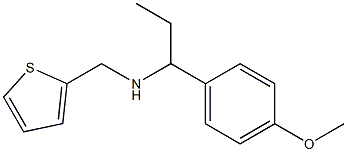 [1-(4-methoxyphenyl)propyl](thiophen-2-ylmethyl)amine Struktur