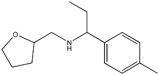 [1-(4-methylphenyl)propyl](oxolan-2-ylmethyl)amine Struktur