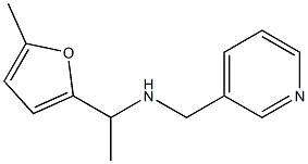 [1-(5-methylfuran-2-yl)ethyl](pyridin-3-ylmethyl)amine Structure