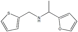 [1-(furan-2-yl)ethyl](thiophen-2-ylmethyl)amine Struktur