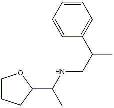 [1-(oxolan-2-yl)ethyl](2-phenylpropyl)amine Struktur