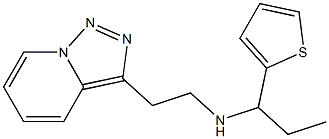 [1-(thiophen-2-yl)propyl](2-{[1,2,4]triazolo[3,4-a]pyridin-3-yl}ethyl)amine Struktur