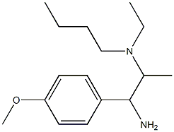 [1-amino-1-(4-methoxyphenyl)propan-2-yl](butyl)ethylamine Struktur