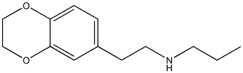 [2-(2,3-dihydro-1,4-benzodioxin-6-yl)ethyl](propyl)amine Struktur