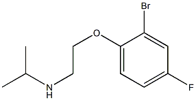 [2-(2-bromo-4-fluorophenoxy)ethyl](propan-2-yl)amine Struktur