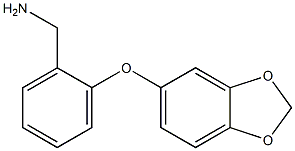 [2-(2H-1,3-benzodioxol-5-yloxy)phenyl]methanamine Struktur