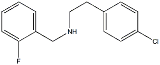 [2-(4-chlorophenyl)ethyl][(2-fluorophenyl)methyl]amine Struktur