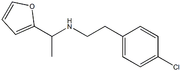 [2-(4-chlorophenyl)ethyl][1-(furan-2-yl)ethyl]amine Struktur