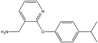 [2-(4-isopropylphenoxy)pyridin-3-yl]methylamine Struktur