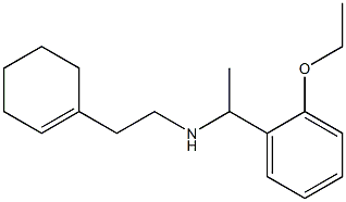 [2-(cyclohex-1-en-1-yl)ethyl][1-(2-ethoxyphenyl)ethyl]amine Struktur