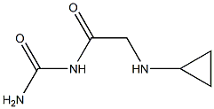 [2-(cyclopropylamino)acetyl]urea Struktur