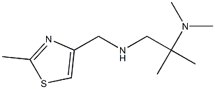 [2-(dimethylamino)-2-methylpropyl][(2-methyl-1,3-thiazol-4-yl)methyl]amine Struktur