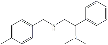 [2-(dimethylamino)-2-phenylethyl][(4-methylphenyl)methyl]amine Struktur