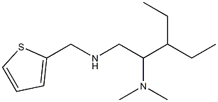 [2-(dimethylamino)-3-ethylpentyl](thiophen-2-ylmethyl)amine Struktur