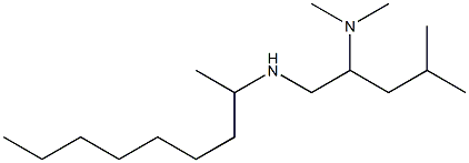 [2-(dimethylamino)-4-methylpentyl](nonan-2-yl)amine Struktur