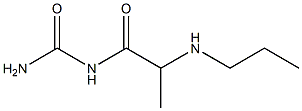 [2-(propylamino)propanoyl]urea Struktur