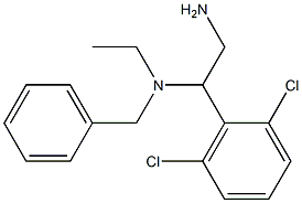 [2-amino-1-(2,6-dichlorophenyl)ethyl](benzyl)ethylamine Struktur