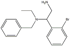 [2-amino-1-(2-bromophenyl)ethyl](benzyl)ethylamine Struktur