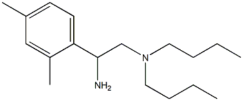 [2-amino-2-(2,4-dimethylphenyl)ethyl]dibutylamine Struktur