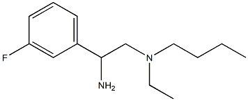 [2-amino-2-(3-fluorophenyl)ethyl](butyl)ethylamine Struktur